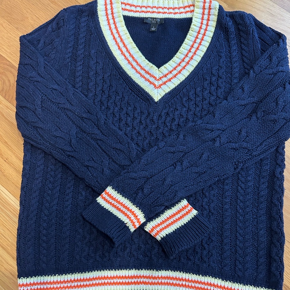 Talbots cotton sweater in size P